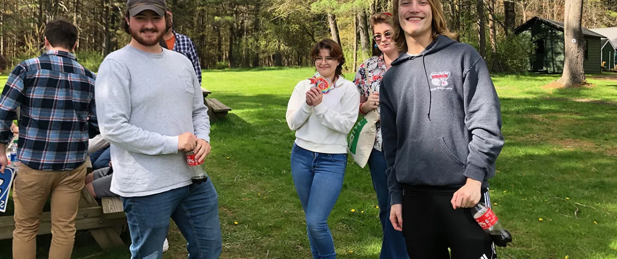 EAS Majors having fun at annual department picnic