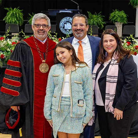 Dr Cardelle with brothers family