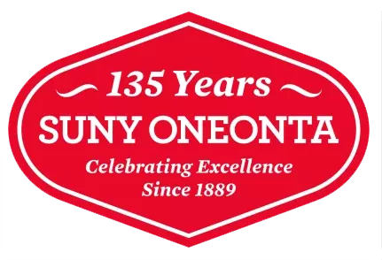 Graphic with "135 Years - SUNY Oneonta - Celebrating Excellence for 135 Years"